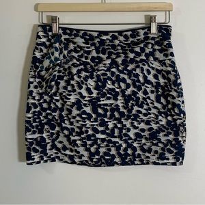Chiffon Leopard pattern mini skirt from Korea